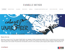 Tablet Screenshot of famillemundi.com